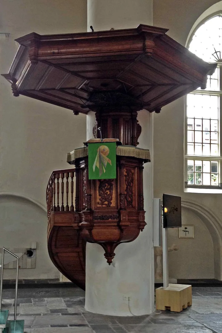 Pulpit at Grote of Jacobijnerkerk , Leeuwarden