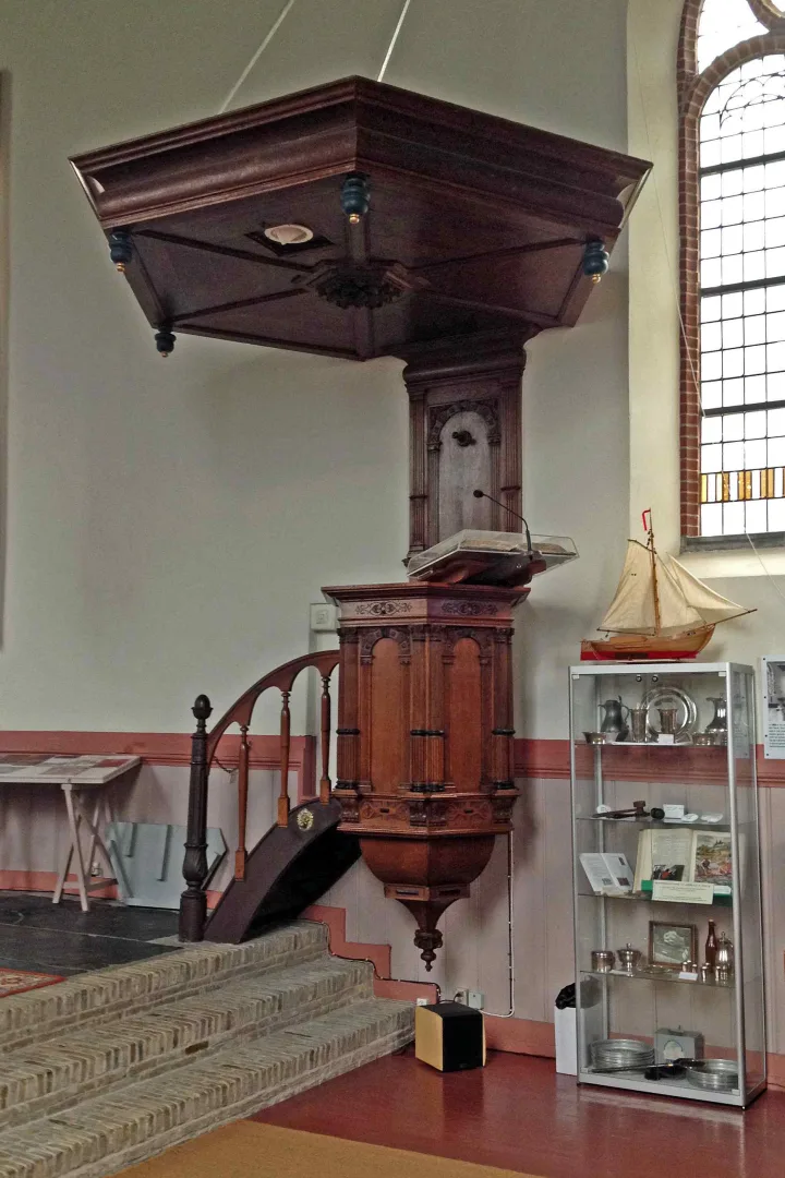 Preekstoel in Grote Kerk, Hindeloopen