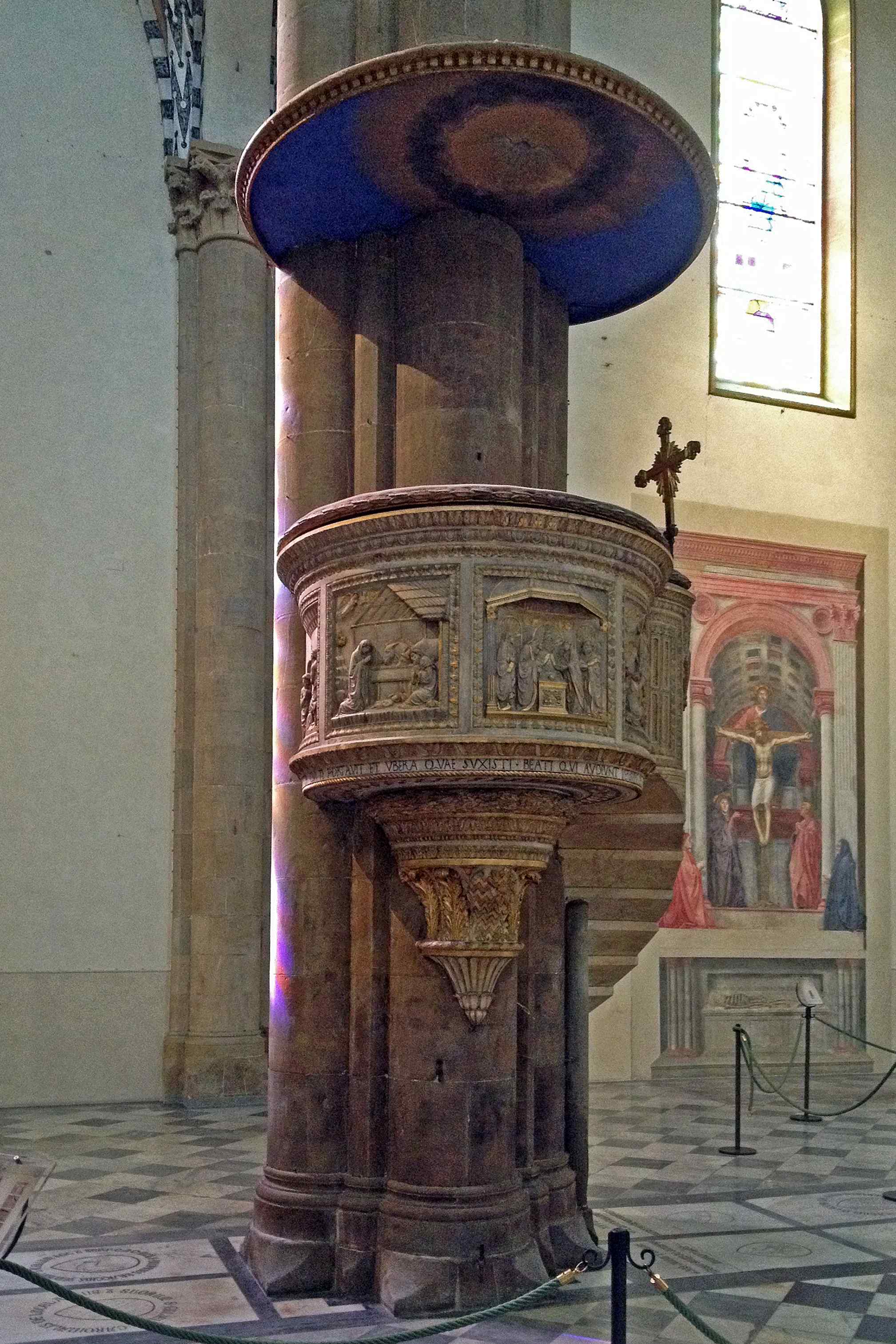 Preekstoel in Santa Maria Novella, Firenze