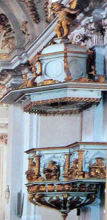 Preekstoel in Kath. Pfarrkirche St. Quirinus , Tegernsee