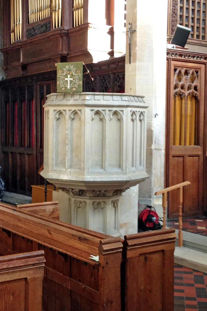 Preekstoel in St Peters, Winchcombe