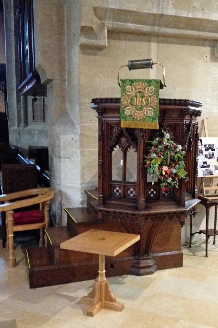 Preekstoel in St Marys, Fairford