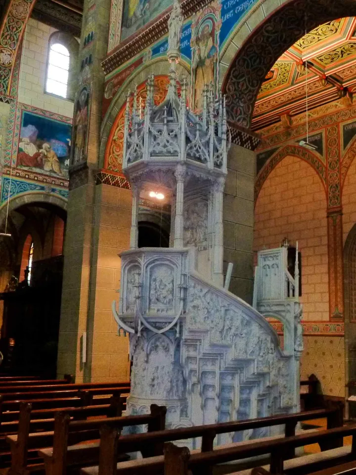Preekstoel in Stadtkirche Sankt Marien, Gengenbach