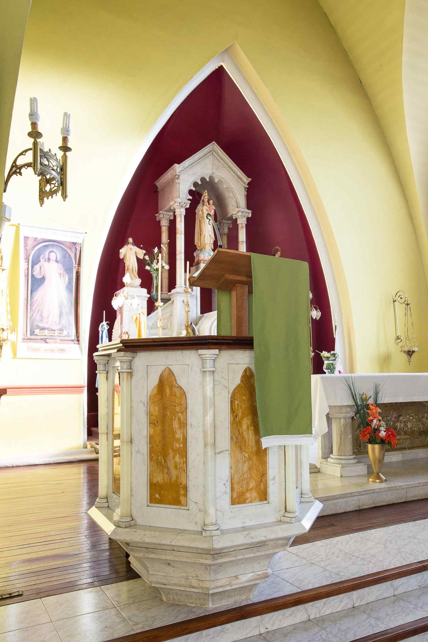 Pulpit at Iglesia Nuestra Senora de la Merced, Ushuaia