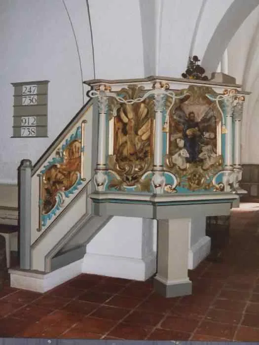 Pulpit at Norlen Kirke, Lemvig