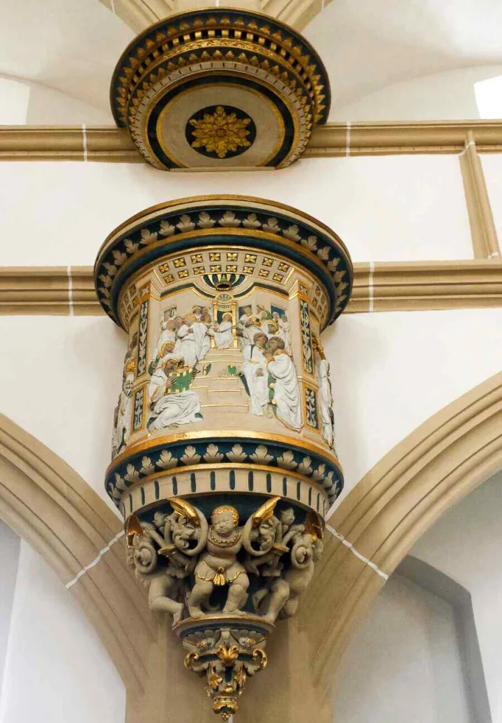 Pulpit at Torgauer Schlosskapelle., Torgau