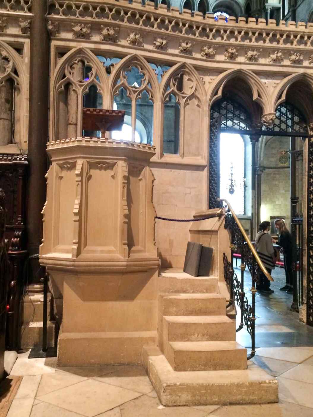 Pulpit at Canterbury Cathedral, Canterbury