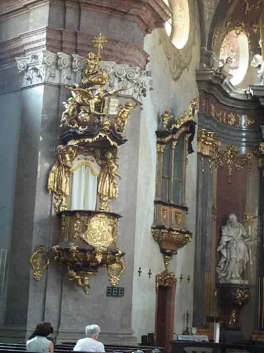 Pulpit at Svateho Jana Krtitele, Kromeriz