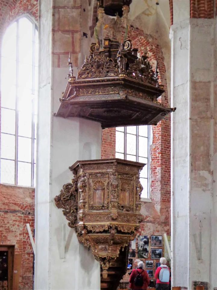 Preekstoel in St Katharinenkirche, Gdansk