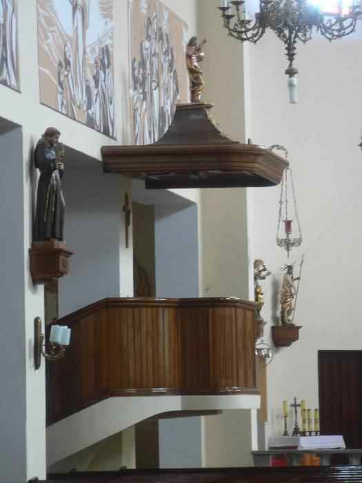 Pulpit at Par Narodzenia Najswietszej Marii Panny, Chocianowice