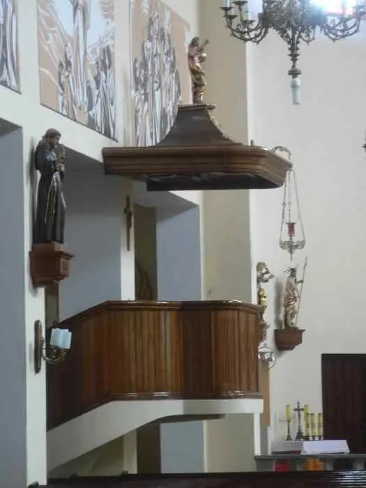 Preekstoel in Par Narodzenia Najswietszej Marii Panny, Chocianowice