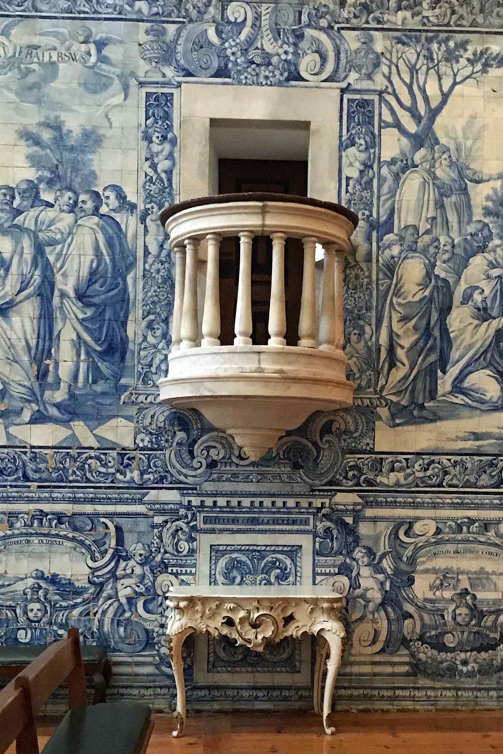 Pulpit at Igreja da Misericordia, Evora