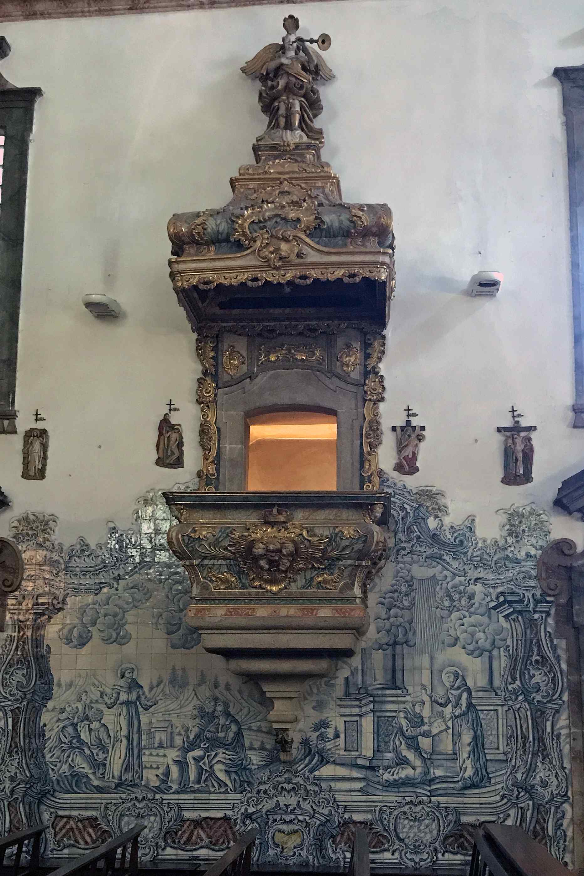 Preekstoel in Igreja dos Terceiros de Sao Francisco, 3510-027 Viseu