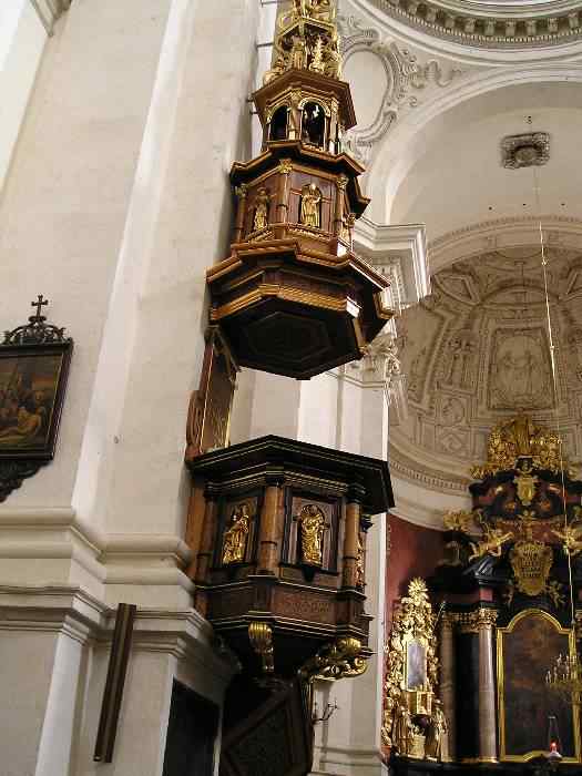 Preekstoel in Sw. Piotra i Sw. Pavla, Krakow