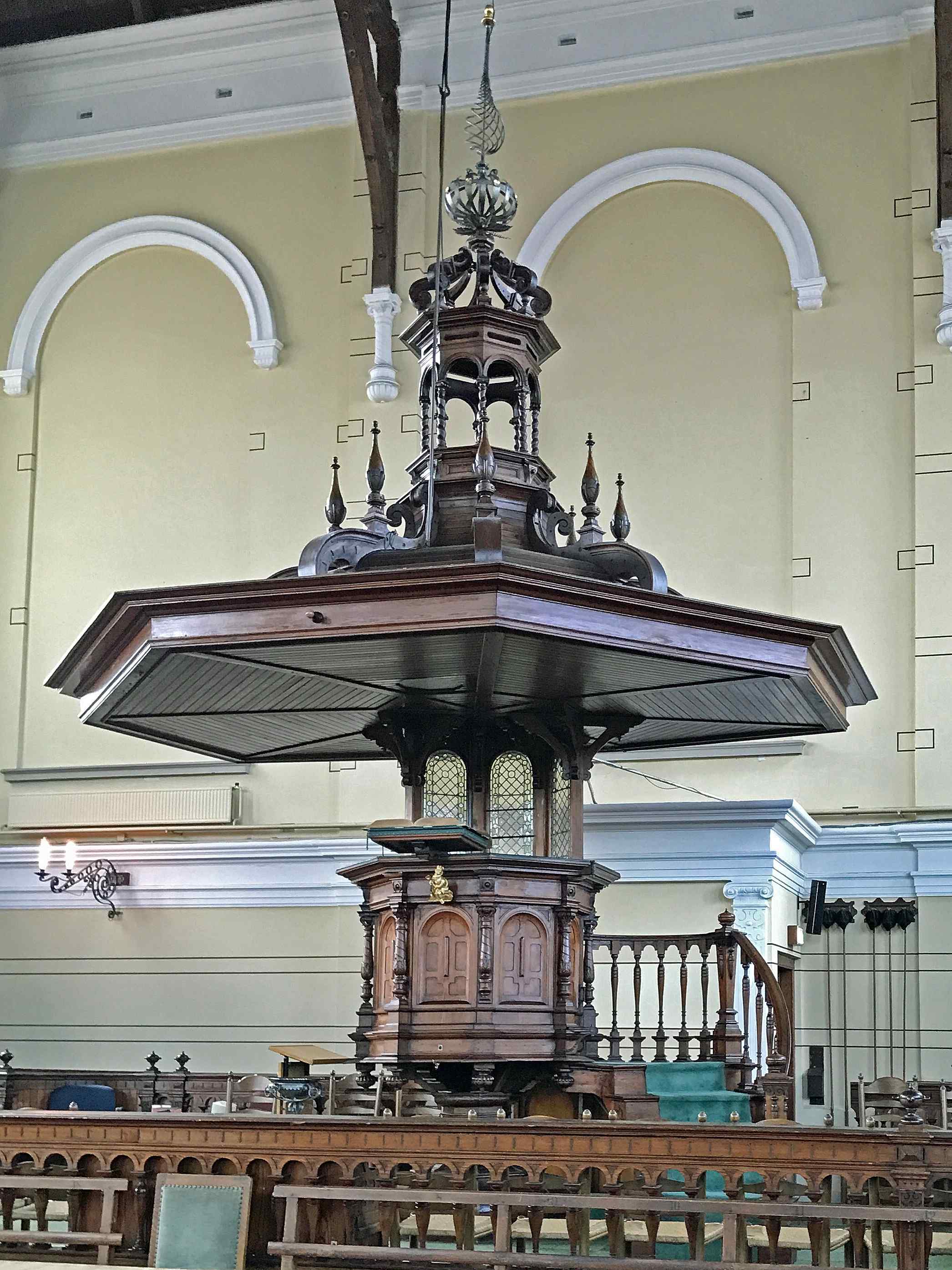 Pulpit at Nieuwe Kerk, Katwijk aan Zee