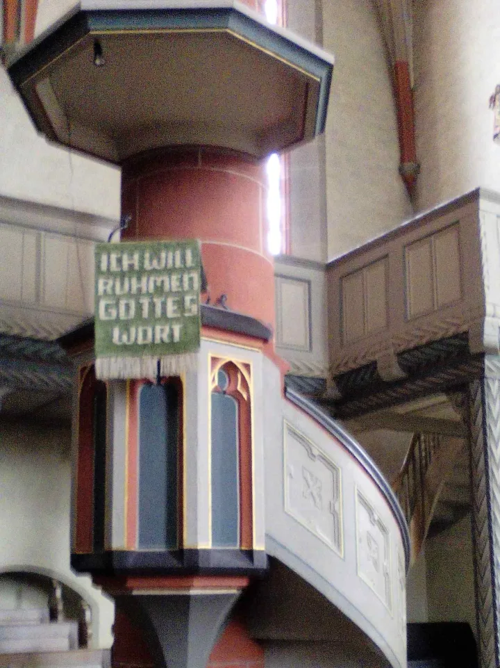 Pulpit at St Nikolai Kirche, Korbach