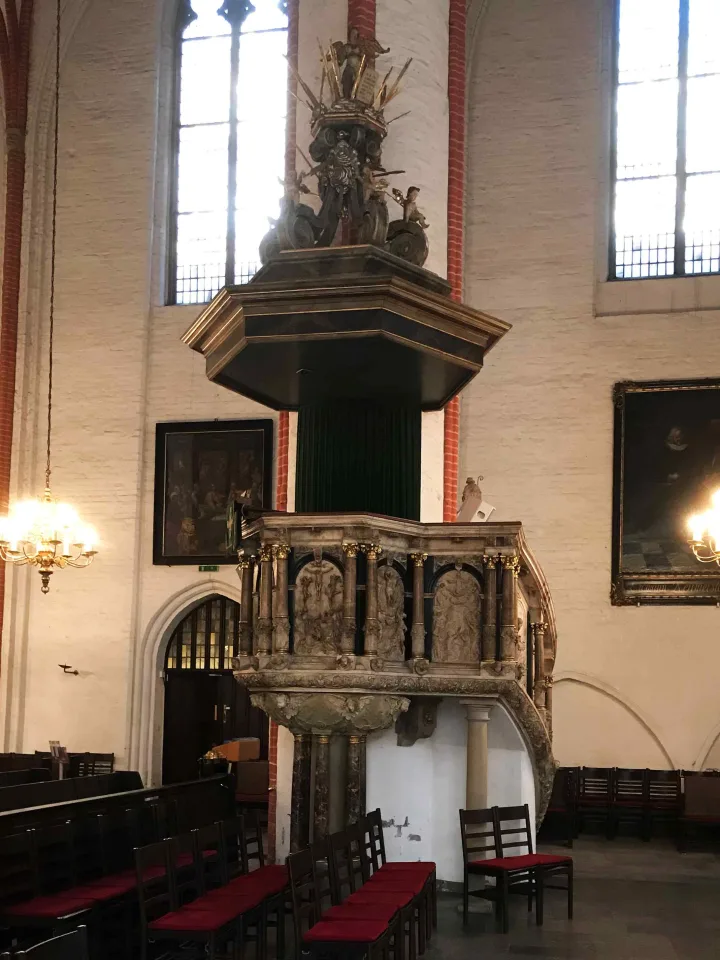 Pulpit at Jacobikirche, Hamburg