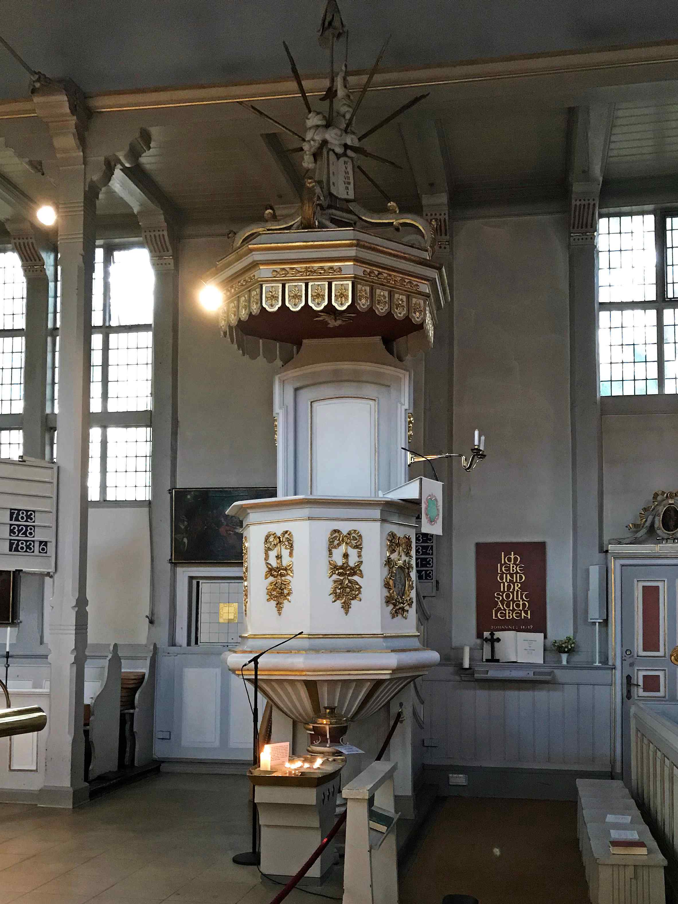 Pulpit at St Johannis Eppendorf, Hamburg