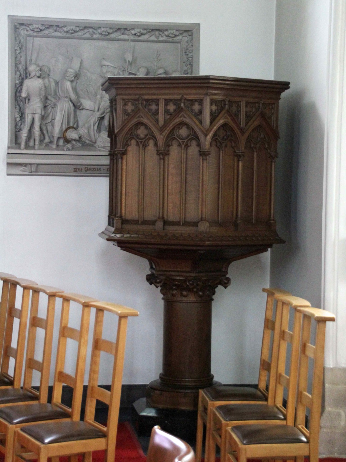 Preekstoel in OLV-Ten-Hemel-Opgenomen, Pulderbos