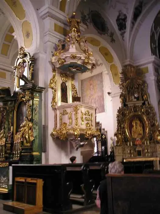Preekstoel in Bazylika Sw. Mikolaja, Bochnia