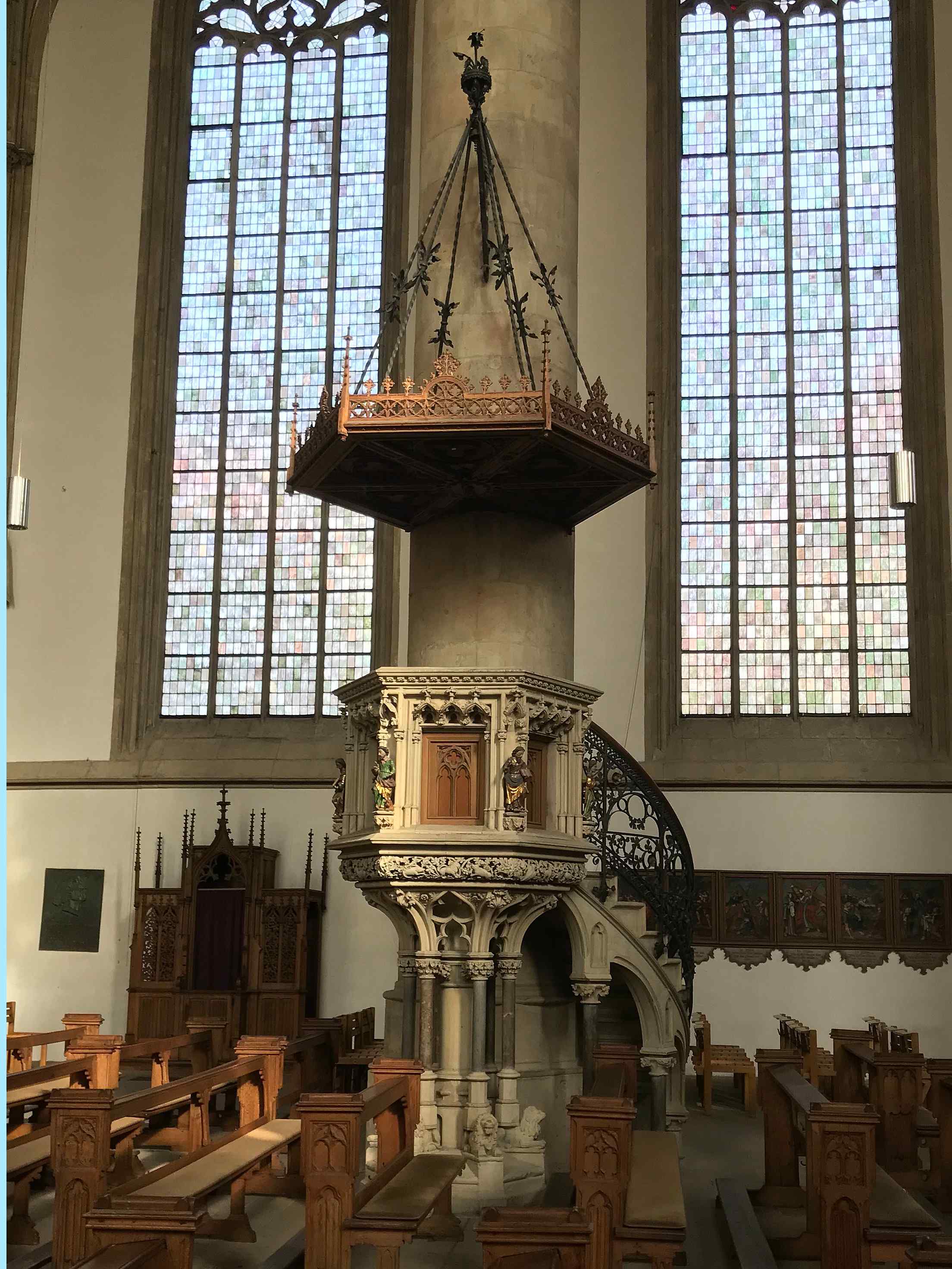Preekstoel in St Lambertikirche, Munster