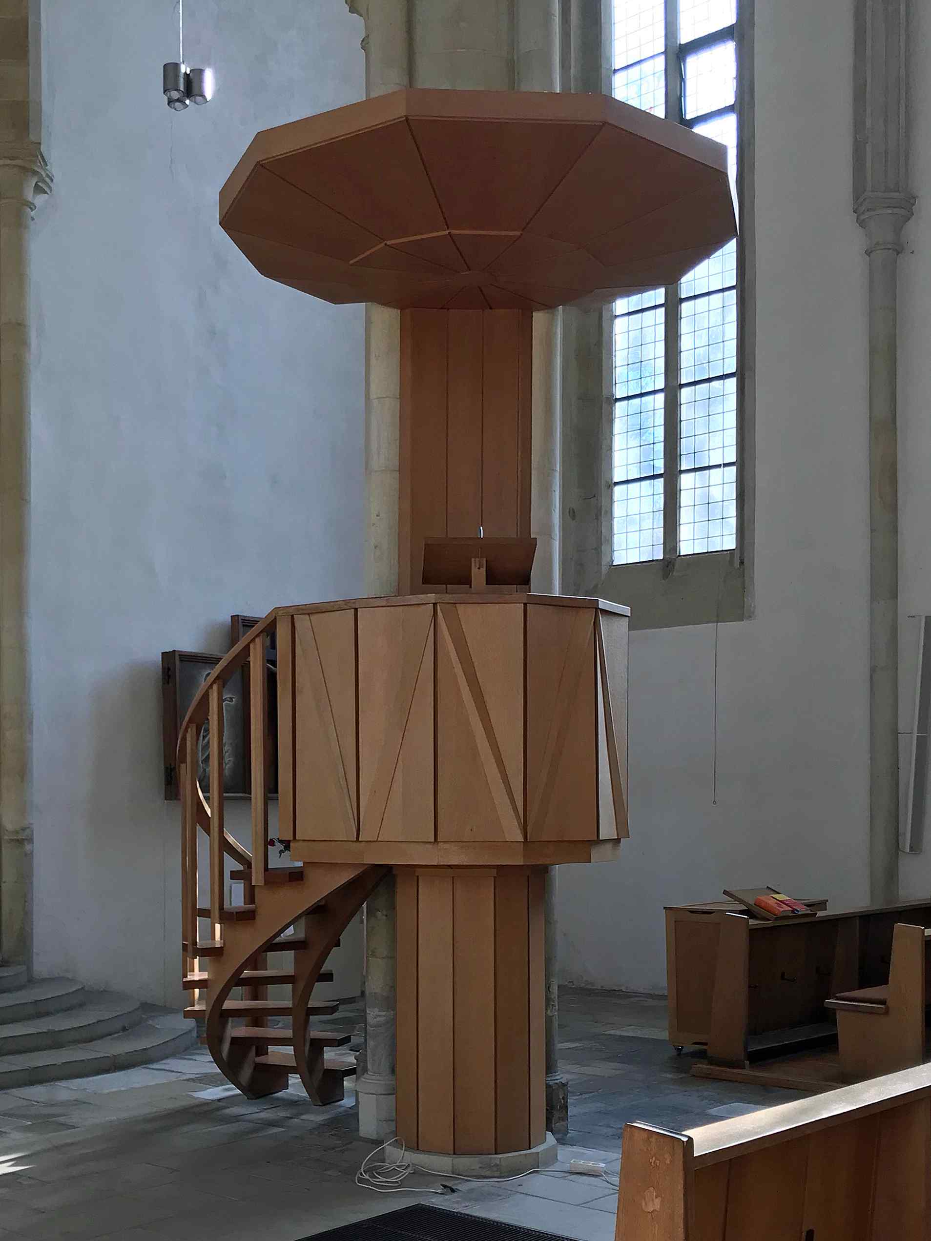 Preekstoel in Apostelkirche, Munster