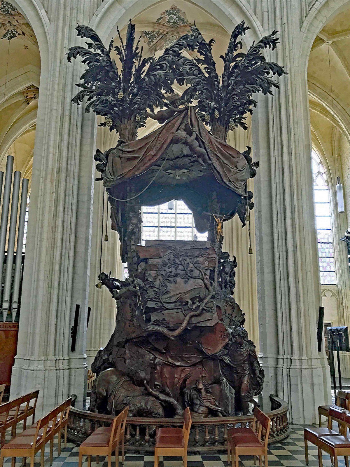 Pulpit at Sint Pieterskerk, Leuven