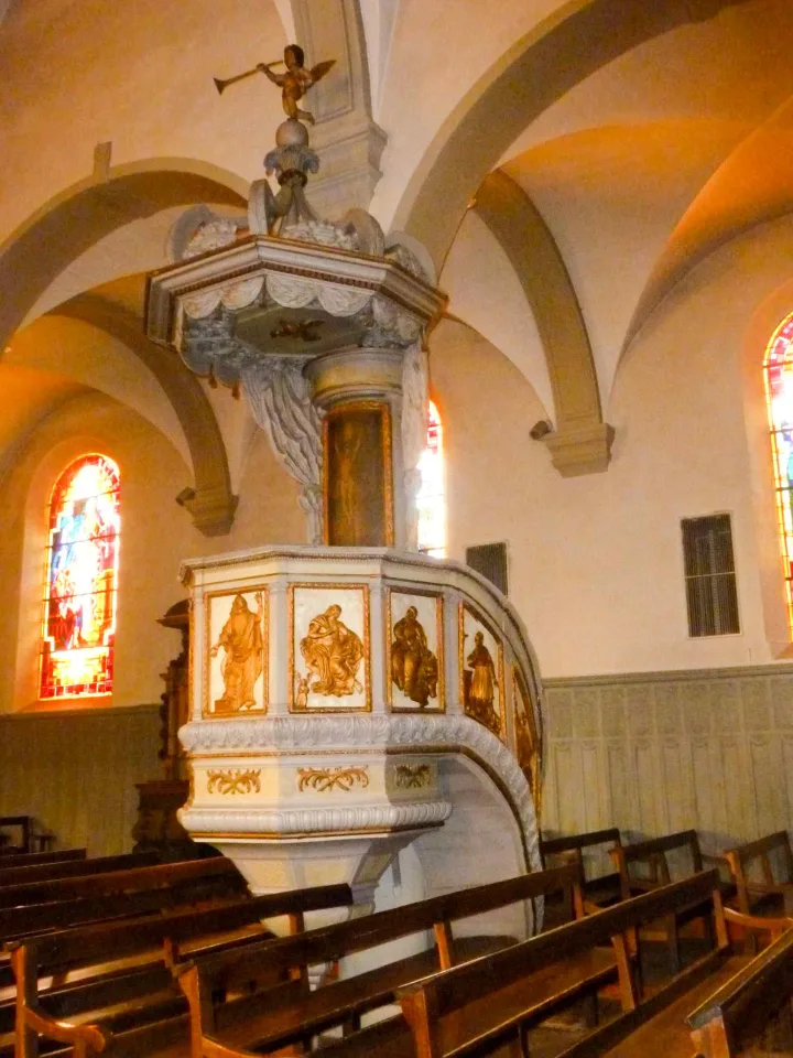 Pulpit at Eglise de l Assomption , Servance.