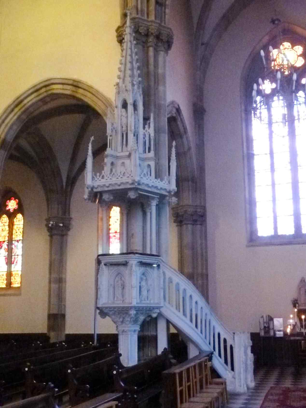 Pulpit at Notre Dame du Bas, Ronchamp