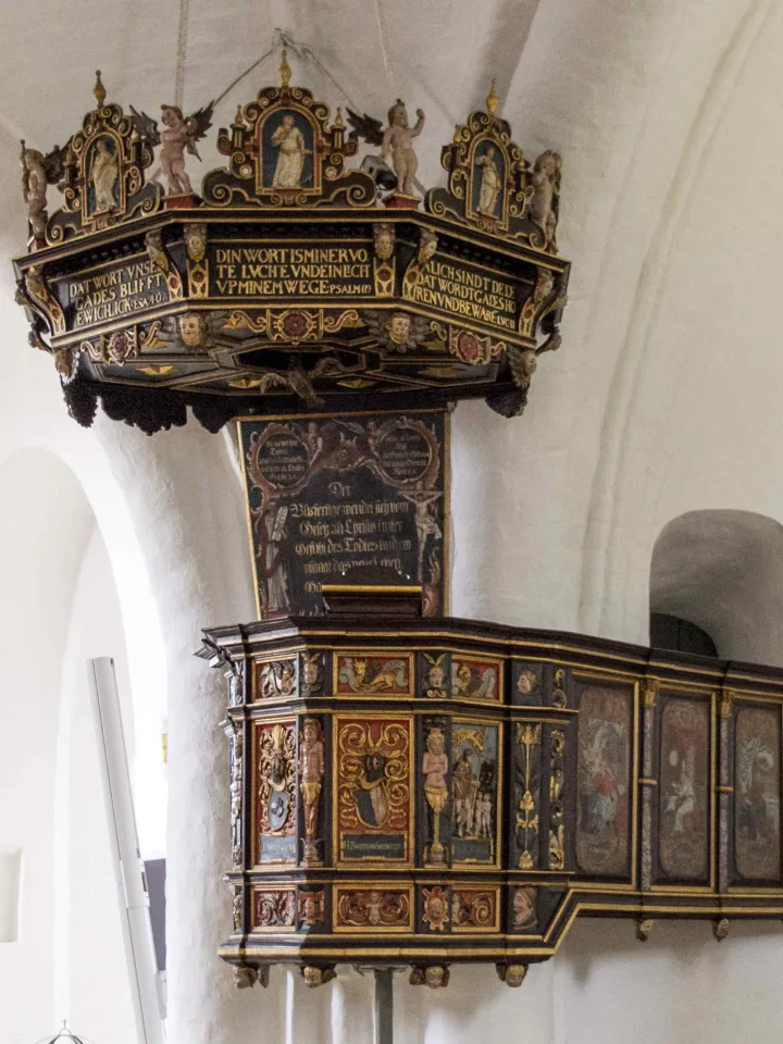Preekstoel in Sct. Nicolai Kirke, Aabenraa
