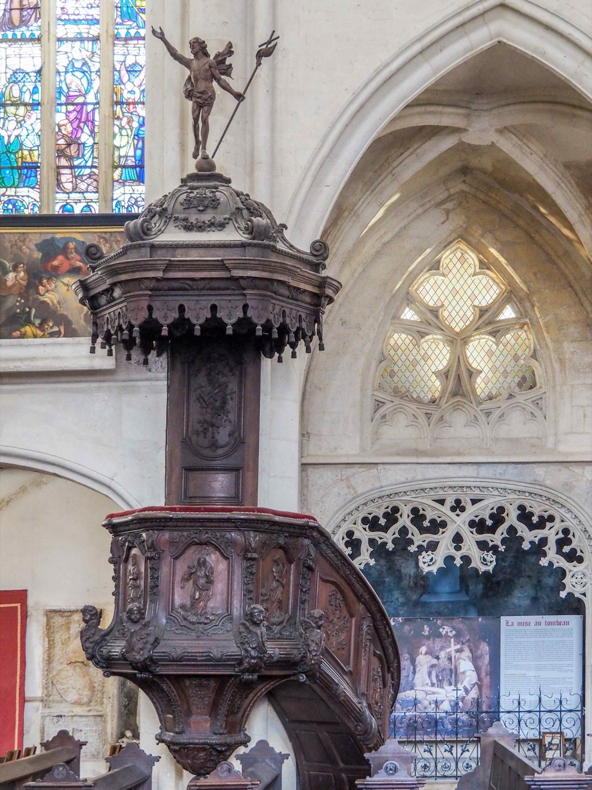 Pulpit at Saint Laurent, Pont a Mousson